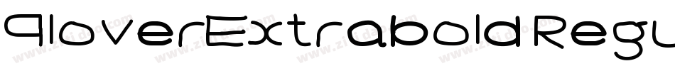 PloverExtrabold Regular字体转换